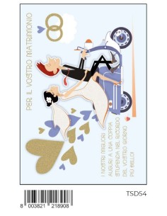 BIGL.MATRIMONIO SPECIAL C/APPL.+GLITTER TSD54