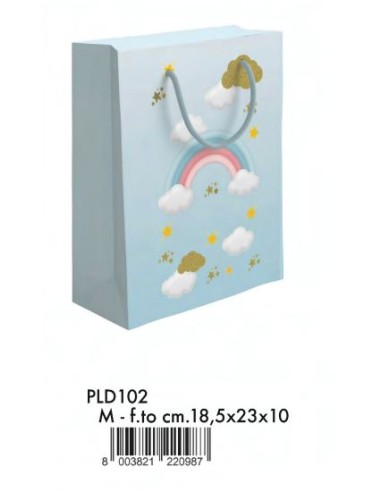 SHOPPER ARCOBALENO BOY F.TO...