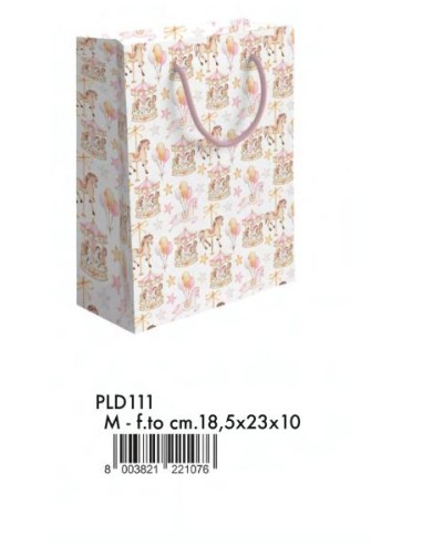 SHOPPER BABY GIRL F.TO 18,5X23+10 M...