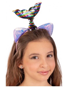 CERCHIETTO SIRENA MULTICOLOR/ARGENTO 00409