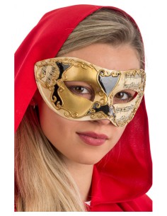 MASCHERA VENEZIANA IN PLASTICA CON DEC. 01326