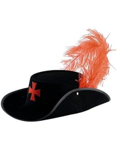 CAPPELLO D'ARTAGNAN NERO 5555