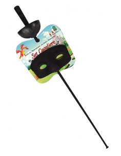 SET CAVALIERE NERO (MASCHERA E FIORETTO) 06917