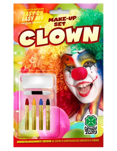 FONDOTINTA BIANCO CLOWN + 4 MATITE 09430