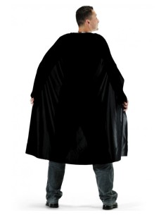 MANTELLO NERO IN TAFFETAS L. CM 135 CA 29100