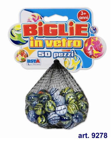 RETE BIGLIE IN VETRO 50PZ 9278