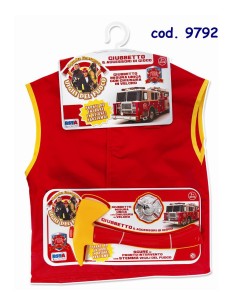 GIUBBETTO POMPIERI CON ACCESSORI 9792