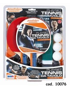 RACCHETTE PING-PONG CON RETE 10076