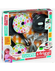 SET CUCINA METALLO 10537