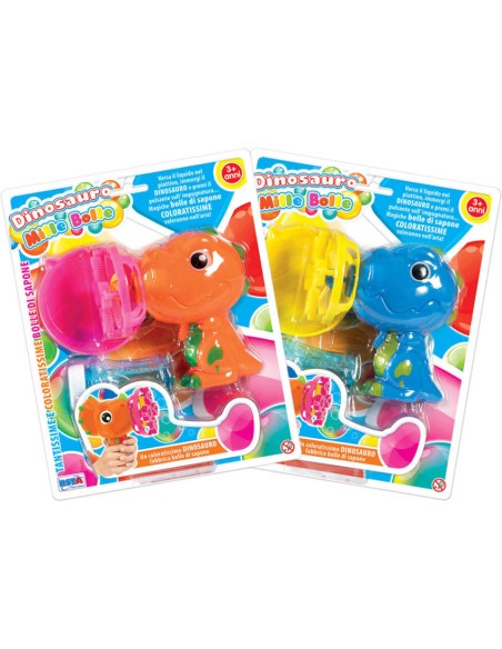PISTOLA BOLLE SAPONE DINOSAURO 2 ASS. 10814