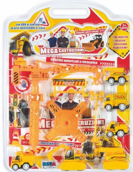 VEICOLI COSTRUZIONI 6 PZ. 10857