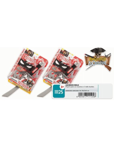 SPADA NINJA CON MASCHERA 11125
